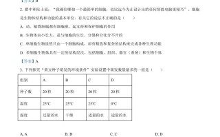 2021年 四川省南充市中考生物试题-【免费下载】