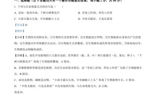 2022年湖南省株洲市中考 生物真题-【免费下载】