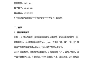 一年级语文册17汉语拼音12《aneninunün》知识点-【免费下载-高清无水印】【语文电子版可打印】