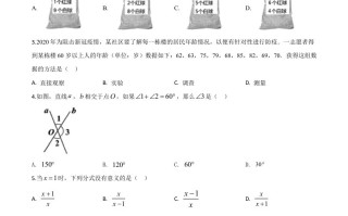 贵州省安顺市2020年初中毕业生学业水 平考试数学试题-【免费下载】