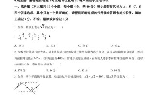 2024年四川省南充市中考数 学试题-【免费下载】