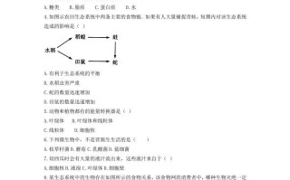七年级册生物第一次月考试卷及答案-【免费下载-高清无水印】【生物电子版可打印】