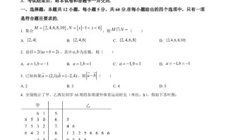 2022年高考数 学试卷-【免费下载】