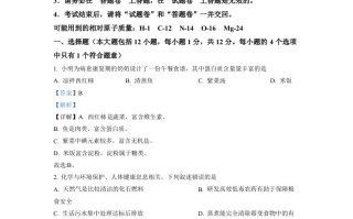 2022年安徽 省中考化学真题-【免费下载】