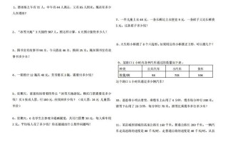 4年级数学应用题大全.doc-【免费下载-高清无水印】【数学电子版可打印】