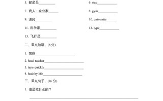 六年级英语册Unit5单元知识梳理卷-【免费下载-高清无水印】【英语电子版可打印】