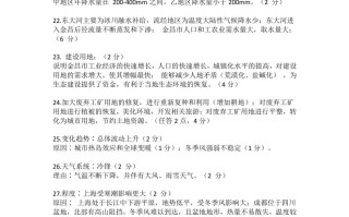 2021年高考 地理试题-【免费下载】