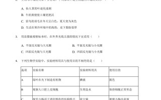 2021年湖南省常德市中考生物真 题-【免费下载】