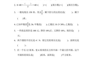 六年级数学册期末总复习黄冈市名校期末测试卷-【免费下载-高清无水印】【数学电子版可打印】