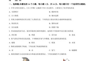 2023年河南省中 考化学真题-【免费下载】