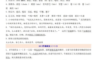 五语文第3单元自编知识点-【免费下载-高清无水印】【语文电子版可打印】