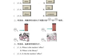 四年级英语册同步听力训练-Unit1MyschoolPartA人教PEP版-【免费下载-高清无水印】【英语电子版可打印】