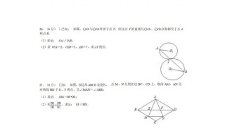 九年级数学期末试卷2-2卷沪教版-【免费下载-高清无水印】【数学电子版可打印】