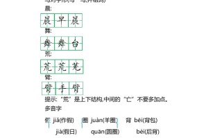 三语文第一单元知识重点-【免费下载-高清无水印】【语文电子版可打印】