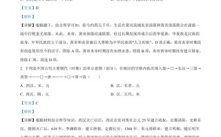  2023年湖南省常德市中考历史真题-【免费下载】