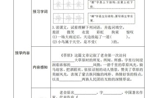 六年级语文册《全课预习单》-【免费下载-高清无水印】【语文电子版可打印】