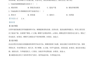 2022年 高考地理试卷-【免费下载】