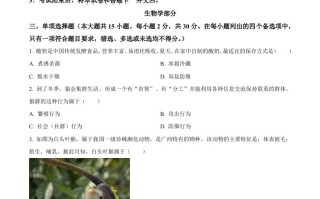 2023年广西 生物中考真题-【免费下载】