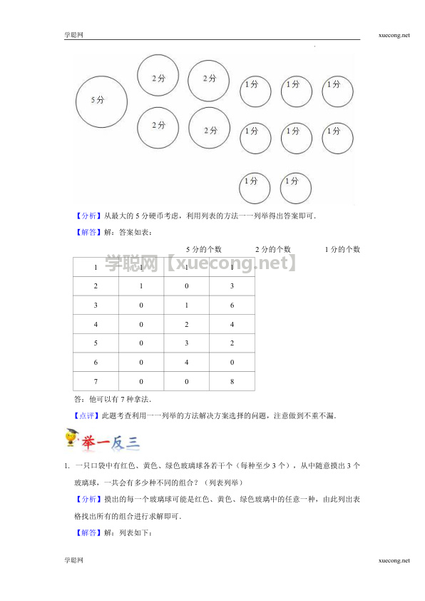 第7讲 解决问题的策略（教师版）（知识梳理+典例分析+举一反三+巩固提升）苏教版.docx